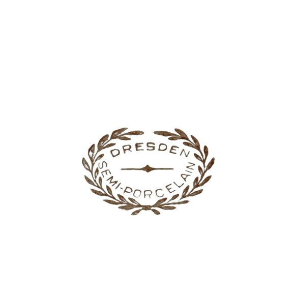 Dresden Semi-Porcelain Floral Lidded Tureen Dish With Gold Trim - Picture 4 of 7